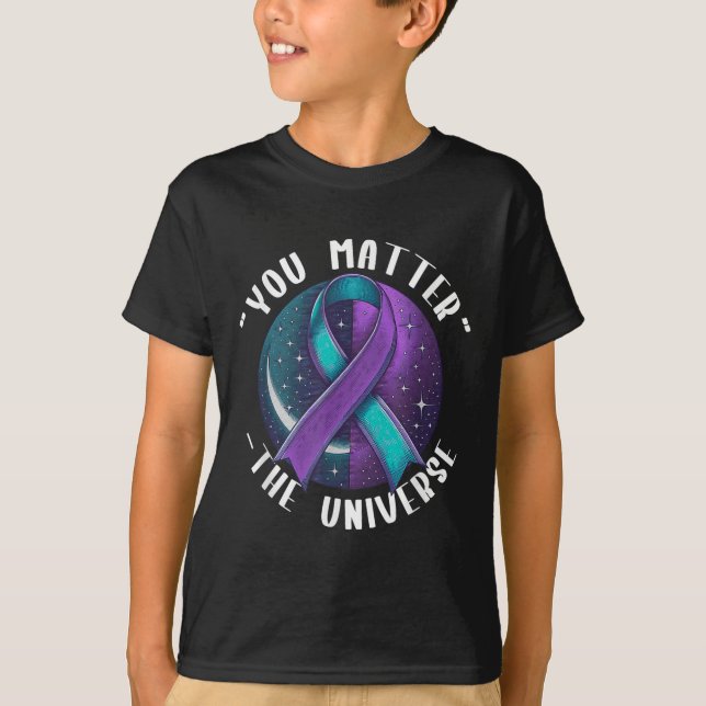 Camiseta Suicide Awareness Suicide Prevention Suprt Survivo (Frente)