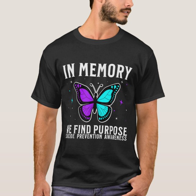 Camiseta Suicide Awareness Suprt Suicide Prevention Awarene (Frente)
