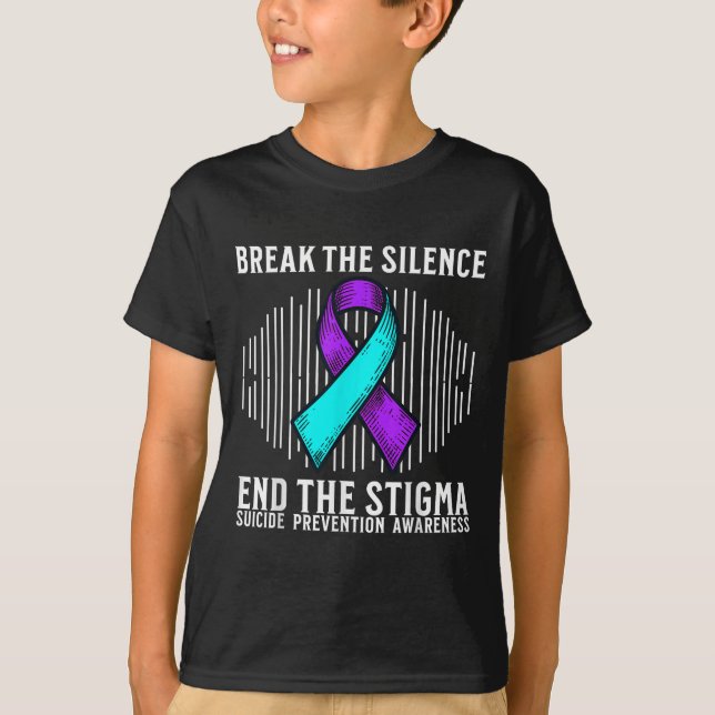 Camiseta Suicide Awareness Suprt Suicide Prevention Awarene (Frente)