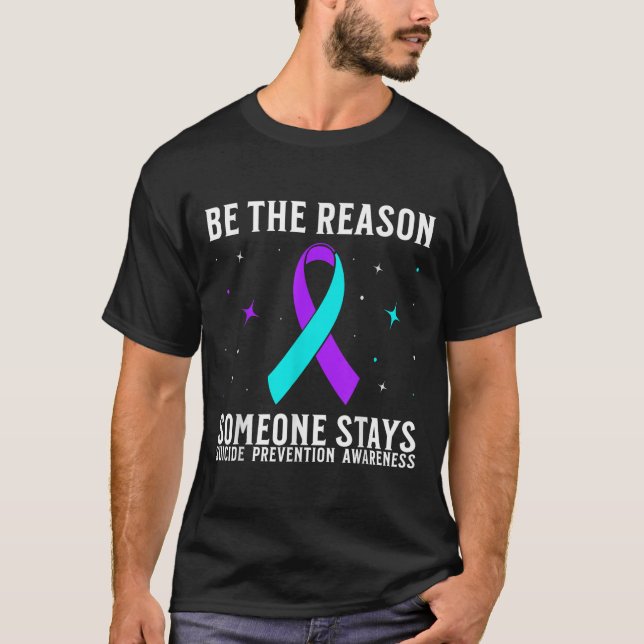 Camiseta Suicide Awareness Suprt Suicide Prevention Awarene (Frente)