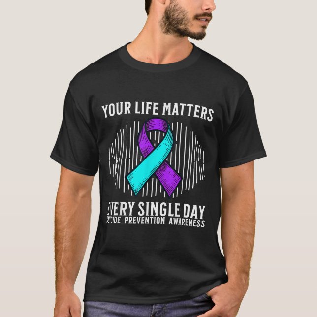 Camiseta Suicide Awareness Suprt Suicide Prevention Awarene (Frente)