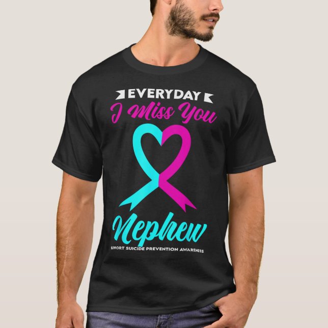 Camiseta Suicide Prevention Awareness Aunts  (Frente)