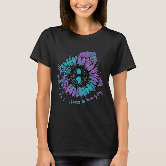 Camiseta Suicide Prevention Awareness Shirt Choose To Keep  (Frente)