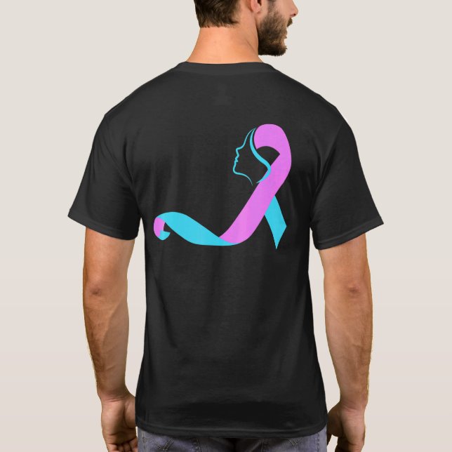 Camiseta Suicide Survivor Ribbon Awareness Prevention Month (Verso)