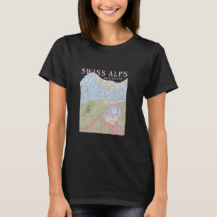 Camiseta Suiços Alps Vintage Viagem Suiça estética