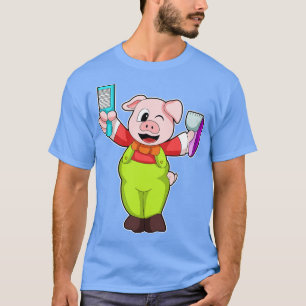 Camiseta Suíno com Comb Razor