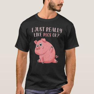 Camiseta Suíno-Fazenda-Porco-Suíno-Suíno