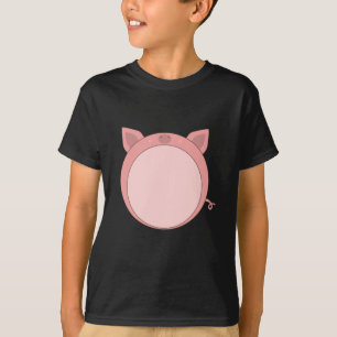 Camiseta Suíno Leitão Piglet Pink Funny Spherd