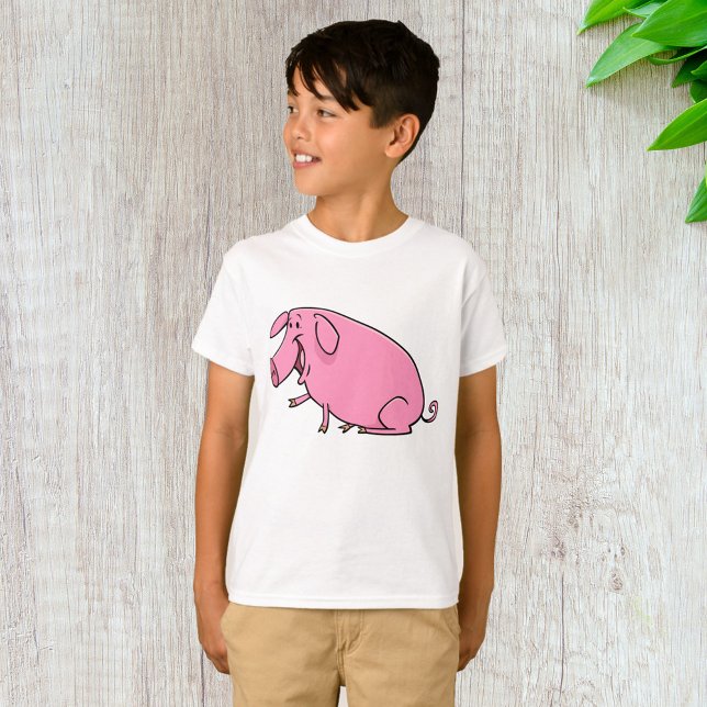 Camiseta Suíno Rosa Gordo (Criador carregado)