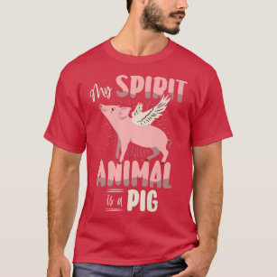 Camiseta Suíno Rosa Suíno Mulheres Pigão Porco Boar Swine H