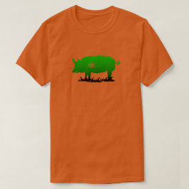Camiseta Suíno Verde