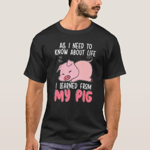 Camiseta Suíno Whisperer Animal Farming Meat Pig Suíno