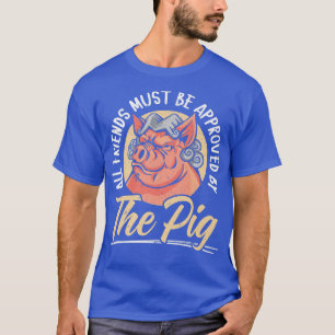 Camiseta Suíno Whisperer Animal Farming Meat Pig Suíno