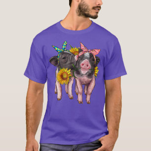 Camiseta Suínos Cons Ocidentais Com Anim De Bandana De Gira