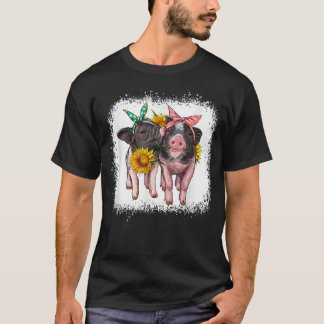 Camiseta Suínos Cons Ocidentais Com Gelado Para Garota