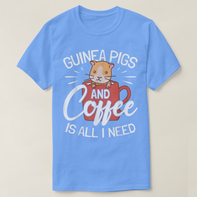 Camiseta Suínos E Café-Guiné (Frente do Design)