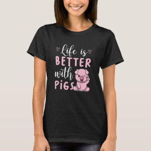 Camiseta Suínos presentes Vegan Porcos Fazenda de bem-estar