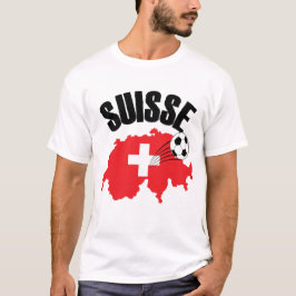 Camiseta Suisse Suiça Map Swiss Soccer