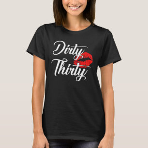 Camiseta Suja Trinta e aniversário de 30 anos 30 Anos Menin