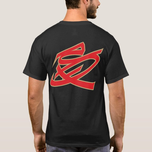 Camiseta Suja um Design 1E livre (Verso)