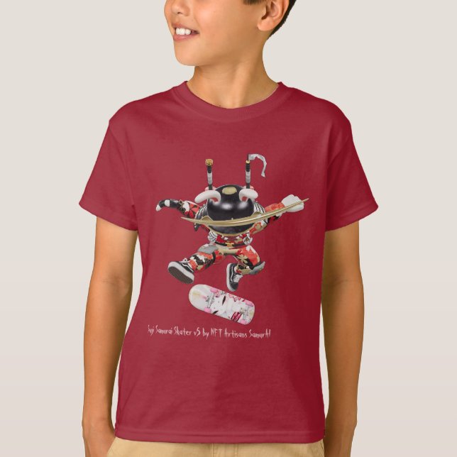 Camiseta Suji Samurai Skater v5 T-Shirt (Frente)