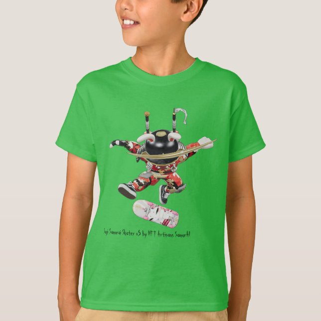 Camiseta Suji Samurai Skater v5 T-Shirt (Frente)