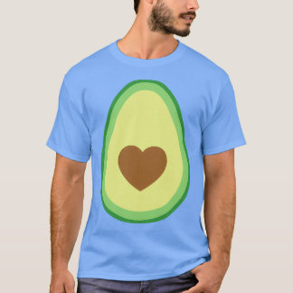 Camiseta Sujidade Clássica do Coração Avocado