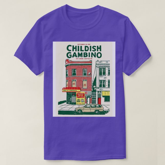 Camiseta Sujidade Gambino Infantil (Frente do Design)