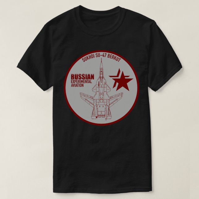 Camiseta Sukhoi Su47 Berkut 6 (Frente do Design)