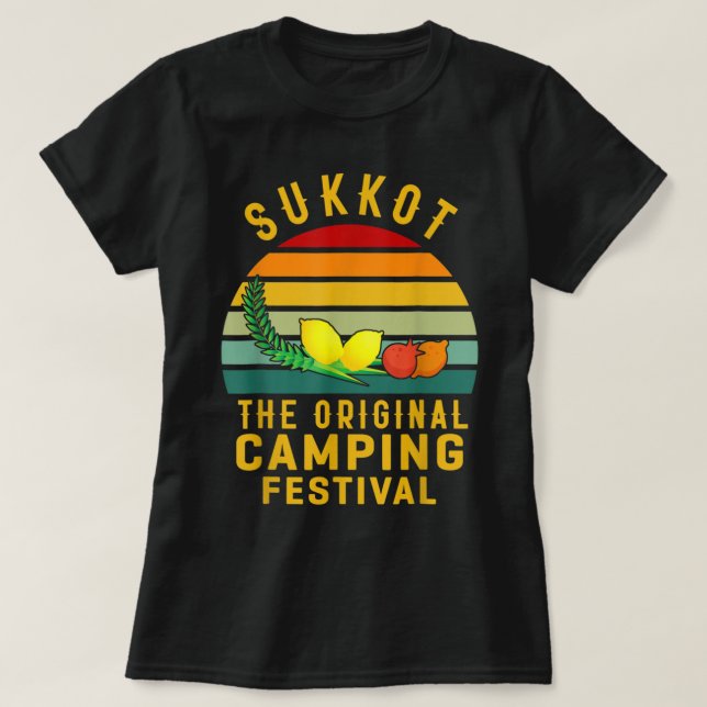 Camiseta Sukkot O Festival Original De Campanha Sukkah Lula (Frente do Design)