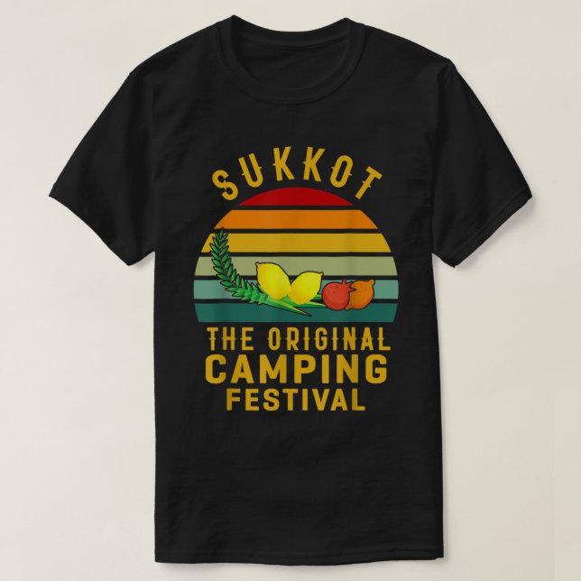 Camiseta Sukkot O Festival Original De Campanha Sukkah Lula (Frente do Design)