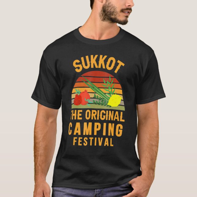 Camiseta Sukkot O Festival Original De Campanha Sukkah Lula (Frente)