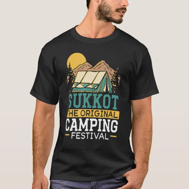 Camiseta Sukot O Festival Original De Campanha Israelita Su (Frente)