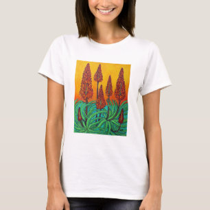 Camiseta Sul - a camisola de alças básica das mulheres