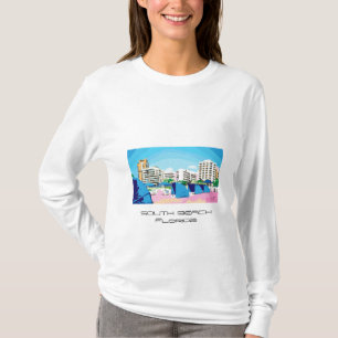 Camiseta SUL BEACH, MIAMI, T-shirt FLORIDA