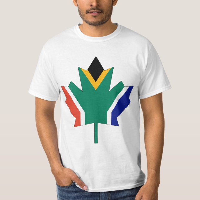 Camiseta Sul - canadense africano (Frente)
