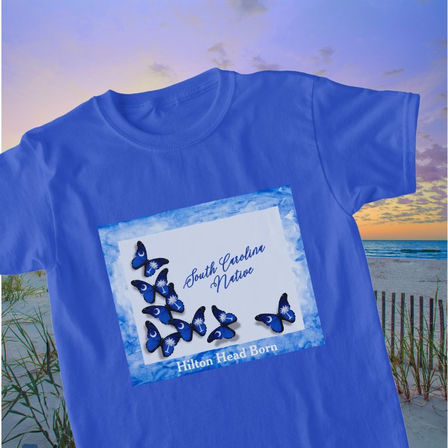 Camiseta Sul Carolina Nativa Hilton Head Nascer Lowcountry (Criador carregado)