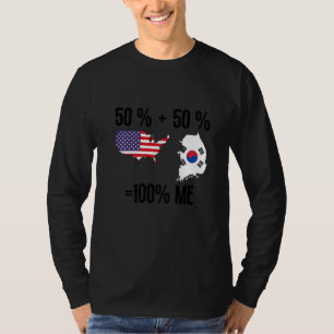 Camiseta Sul-coreanos EUA EUA Premium com Coreia do Sul