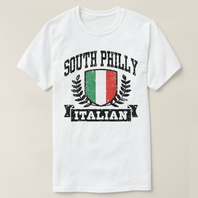Camiseta Sul de Philly Italiano (Frente do Design)