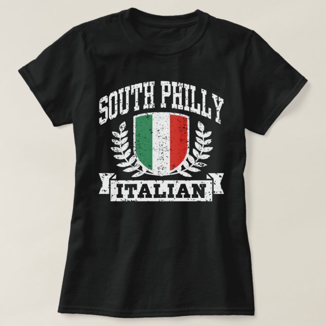 Camiseta Sul de Philly Italiano (Frente do Design)