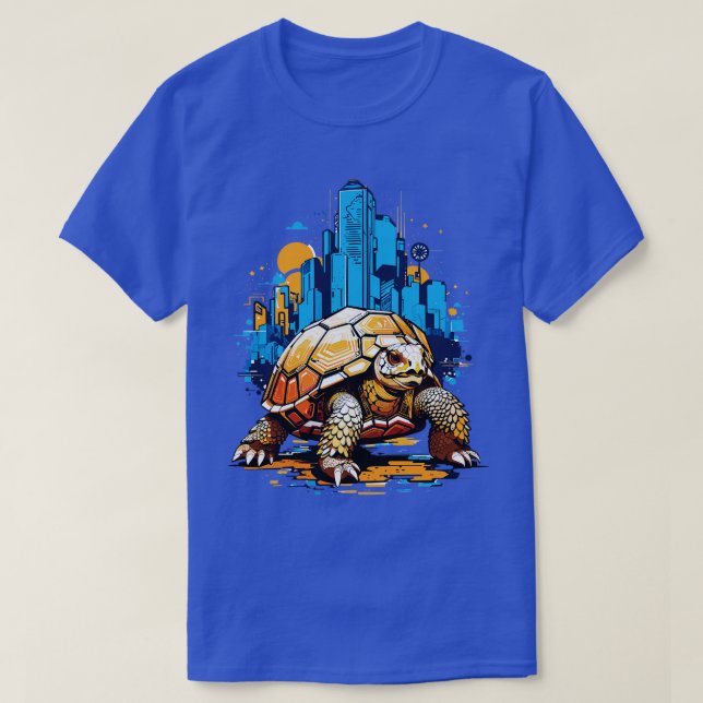 Camiseta Sulcata Tortoise (Frente do Design)
