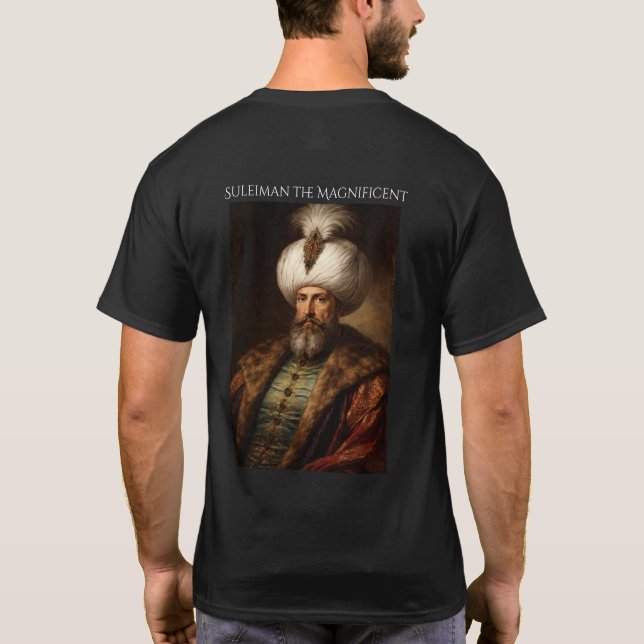 Camiseta Suleiman, o Magnífico (Verso)
