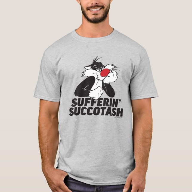 Camiseta Sulking SYLVESTER™ "Soffferin' Succotash" (Frente)