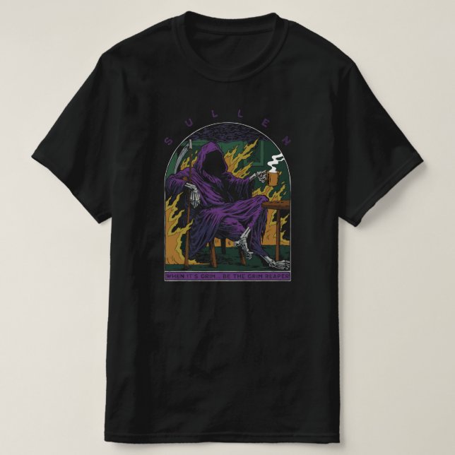 Camiseta Sullen Grim Reaper (Frente do Design)