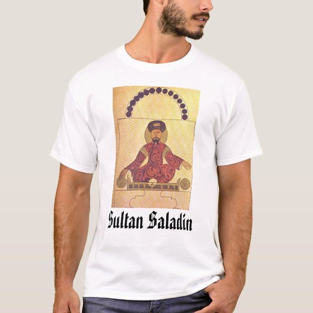 Camiseta Sultão Saladin, sultão Saladin (Frente)