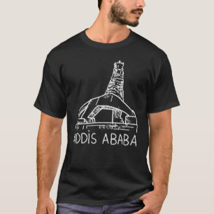 Camiseta Sumário de Addis Abeba, Etiópia, para homens