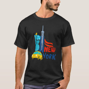 Camiseta Sumário de Nova Iorque Nova Iorque para homens 9