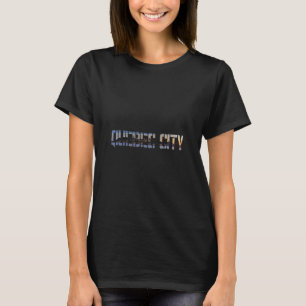 Camiseta Sumário de Quebec City Canada para mulheres mascul