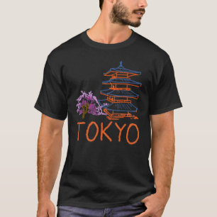 Camiseta Sumário de Tokyo City Japan para homens 3