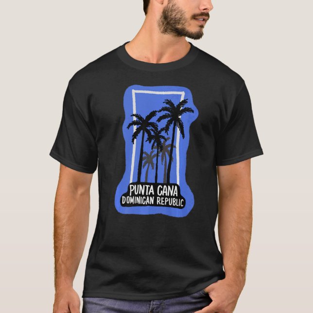 Camiseta Sumário dominicano de Punta Cana para homens (Frente)